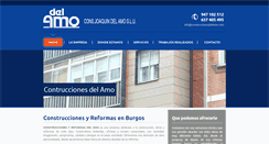 Desktop Screenshot of construccionesjdelamo.com